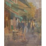 PAUL BANNING; watercolour "Winter Sunshine Barnes",