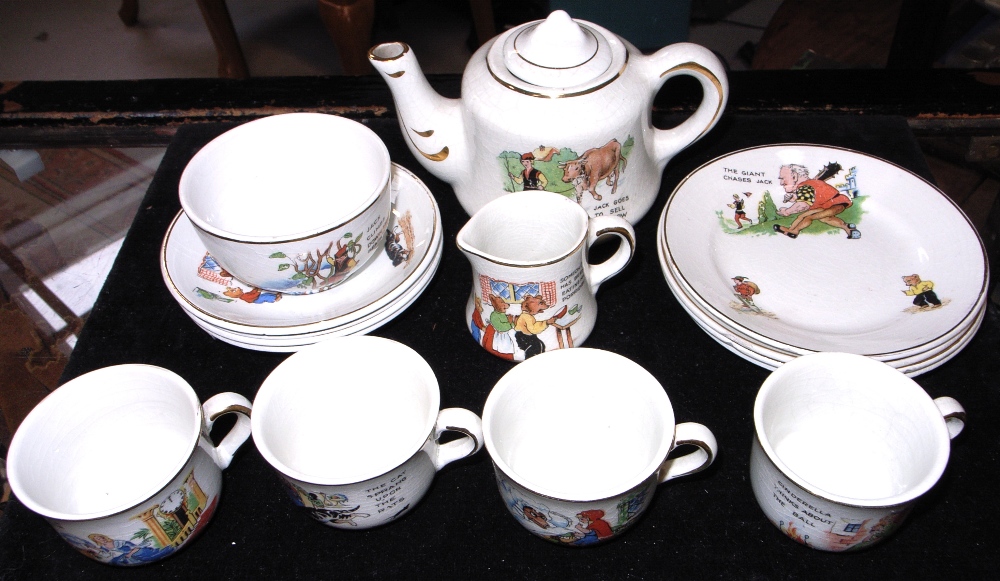 A quantity of ceramics to include Royal Doulton collectors plates, a childs miniature tea set, - Image 2 of 2