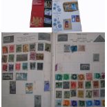 A small quantity of stamps to one album and some loose examples.