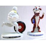 Two Royal Doulton figurines; "Tony the Tiger", MCL8, limited edition no. 167/1500 and "Bibendum" (