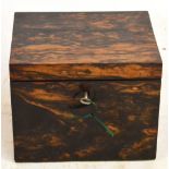 A 19th century coromandel travelling box,
