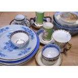 A collectors lot of late 18th and 19th century ceramics to include tea bowls and saucers, small