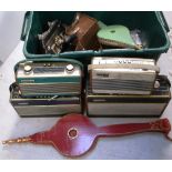 A collectors lot comprising radios to include examples by Roberts,