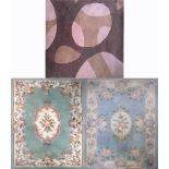 Three contemporary Oriental rugs (3).