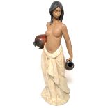 A Lladro figurine, "Water Girl", mark to base 2323, height 35cm, boxed. CONDITION REPORT No