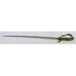 A WWII period cavalry officer's sword with lion's head pommel,