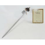 A Wilkinsons limited edition Royal Wedding Sword, 336/1000, commemorating the wedding of HRH
