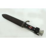 A WWII period German Third Reich Hitler Youth dagger, the blade marked "Robert Klaas, Solingen",