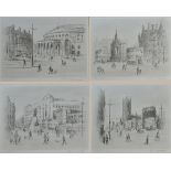 After ARTHUR DELANEY (1927-1987); a set of four signed limited edition black and white prints,