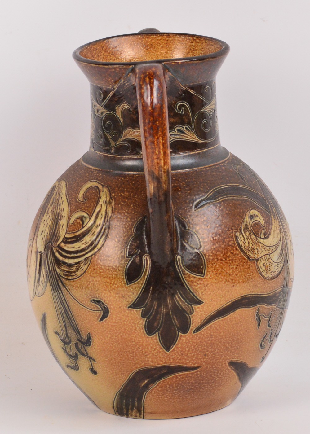 ROBERT WALLACE MARTIN (1843-1924) for Martin Brothers, London and Southall; a salt glazed vase - Image 3 of 7