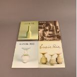 Four Lucie Rie reference books (4). CONDITION REPORT: Postage within UK cost would be £7.50. Lucie