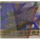 JEANETTE APPLETON (born 1949); 'Adaptive Land 1', needle felt; dyed Merino wool, tourist scarf,