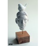 Untitled by Louise Matson – sculpture approx 23 cm high Louise doesn’t do model heads for a living –