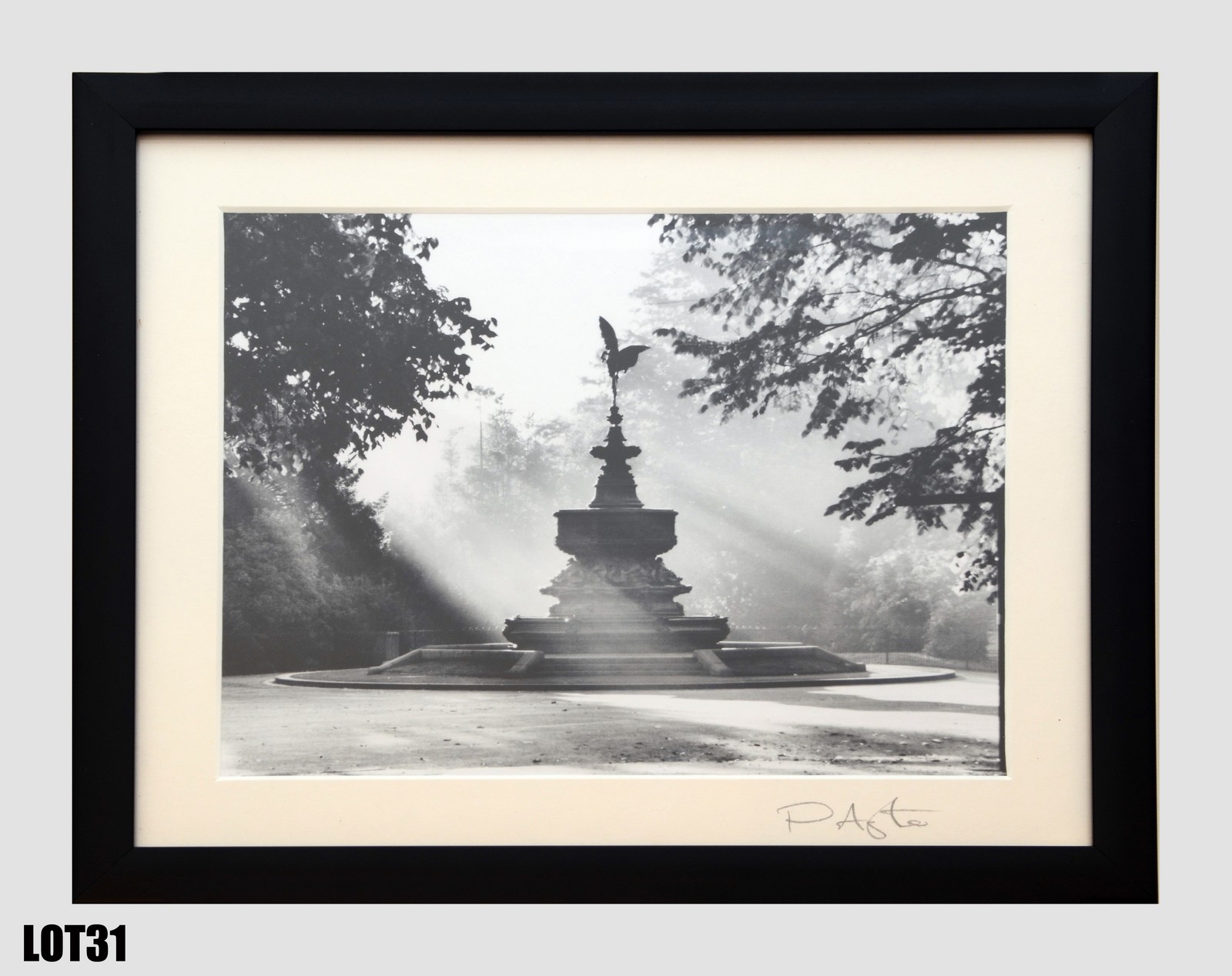 Eros (25x20cms) by Peter Agate – mounted & framed black & white print Peter is an amateur
