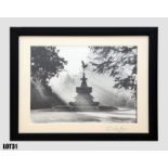 Eros (25x20cms) by Peter Agate – mounted & framed black & white print Peter is an amateur