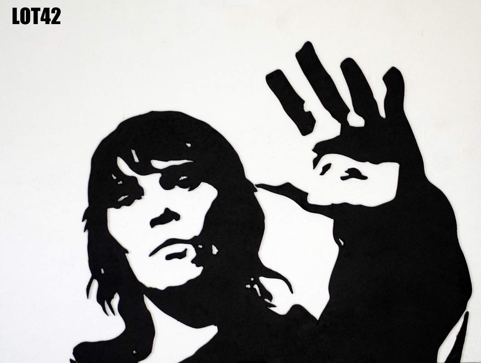 Ian Brown (60x46cm) – woodcut on MDF board – 4 of 4 lots