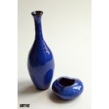 Small vase (20x7cm) & dish (8x4cm) 3 of 8 lots