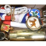 A collection of items from the Royal Navy submarine "Andrew",
