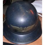 A German Luftschutz helmet (Civil Defence).