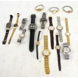 A quantity of fashion watches, both lady's and gentleman's.