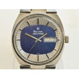 BULOVA; a stainless steel Accutron manual wind gentleman's wristwatch,