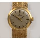 OMEGA; a 1960s 9ct yellow gold cased lady's wristwatch,