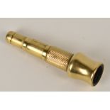 SAMPSON MORDAN & CO; a 9ct yellow gold cigar piercer, L&C Hardtmuth Patent, reg no.