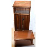 A mahogany lectern, "Dedicated to the memory of Joseph Gordon Lander 1857 to 1954,