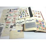 A quantity of largely 20th century British and World stamps to three albums and loose.