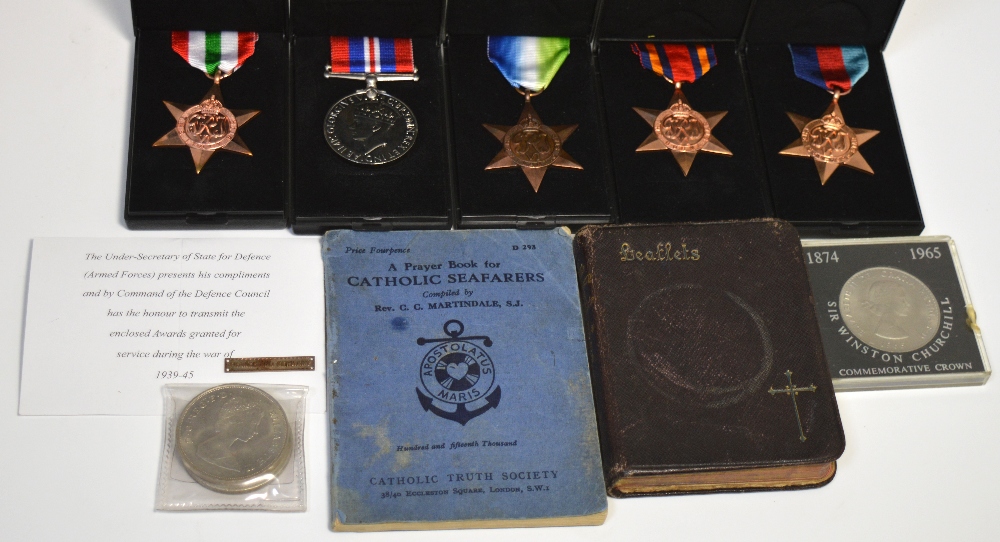 A WWII medal group awarded to 1715075 Gunner J.J.