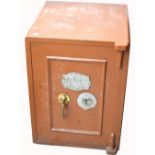 An early 20th century safe by G. Lucas Co, Manufacturer, Bilston, England.