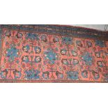 A vintage Persian Nahavand rug, 193 x 100cm.