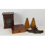 A small mahogany writing slope,