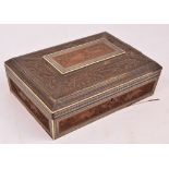A late 19th century Anglo-Indian Vizagapatam workbox,