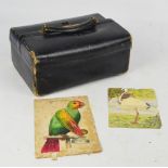 An early 20th century leather vanity case by J.C.