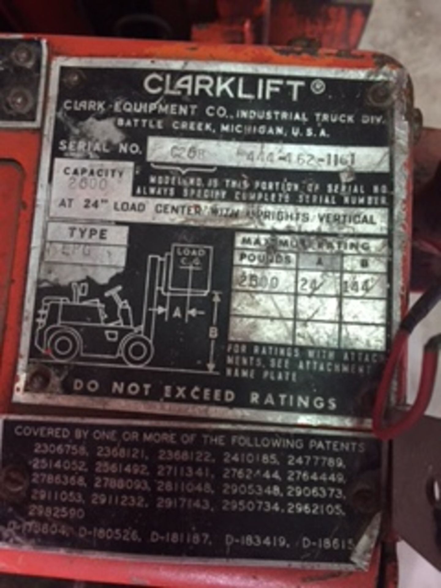 Clark 2500LB LP - Image 6 of 6