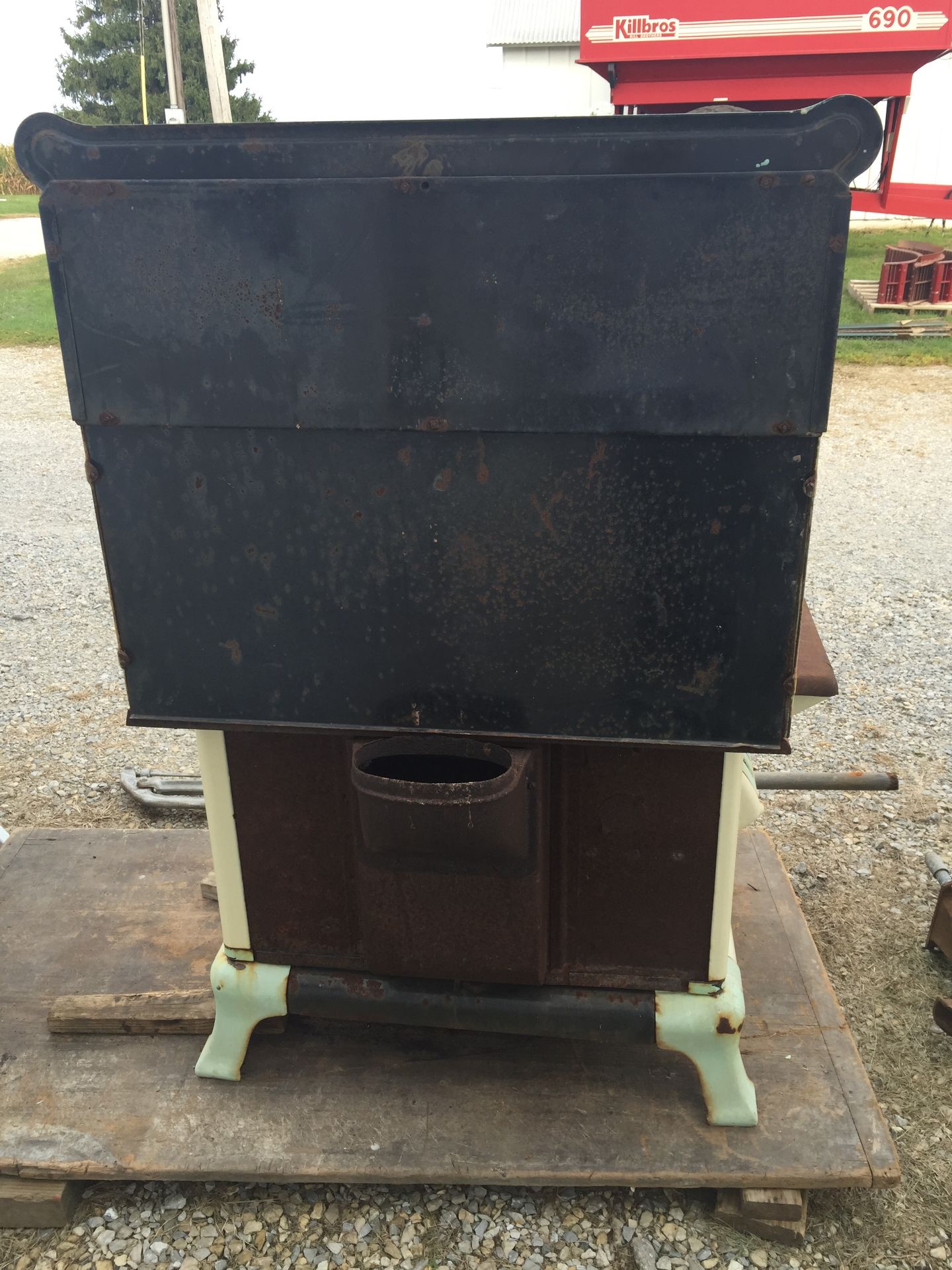 Copper Clad Antique Cook Stove - Image 4 of 4