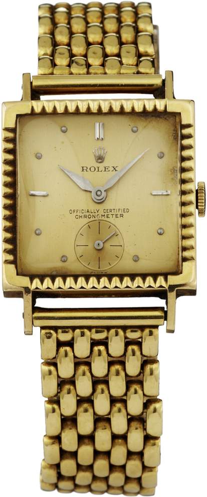 Armbanduhr "Rolex" Um 1950. "Rolex Officially Certified Chronometer". Gehäuse und originales