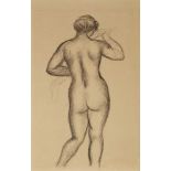 Maillol Aristide 1861 - 1944 Banyuls-sur-Mer "Rückenakt". Lithografie auf Büttenpapier.