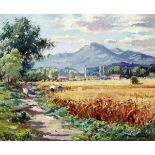 Marsillach Codony Joaquin 1905 - 1986 Olot "Paisaje". Oel auf Leinwand. Unten rechts signiert.