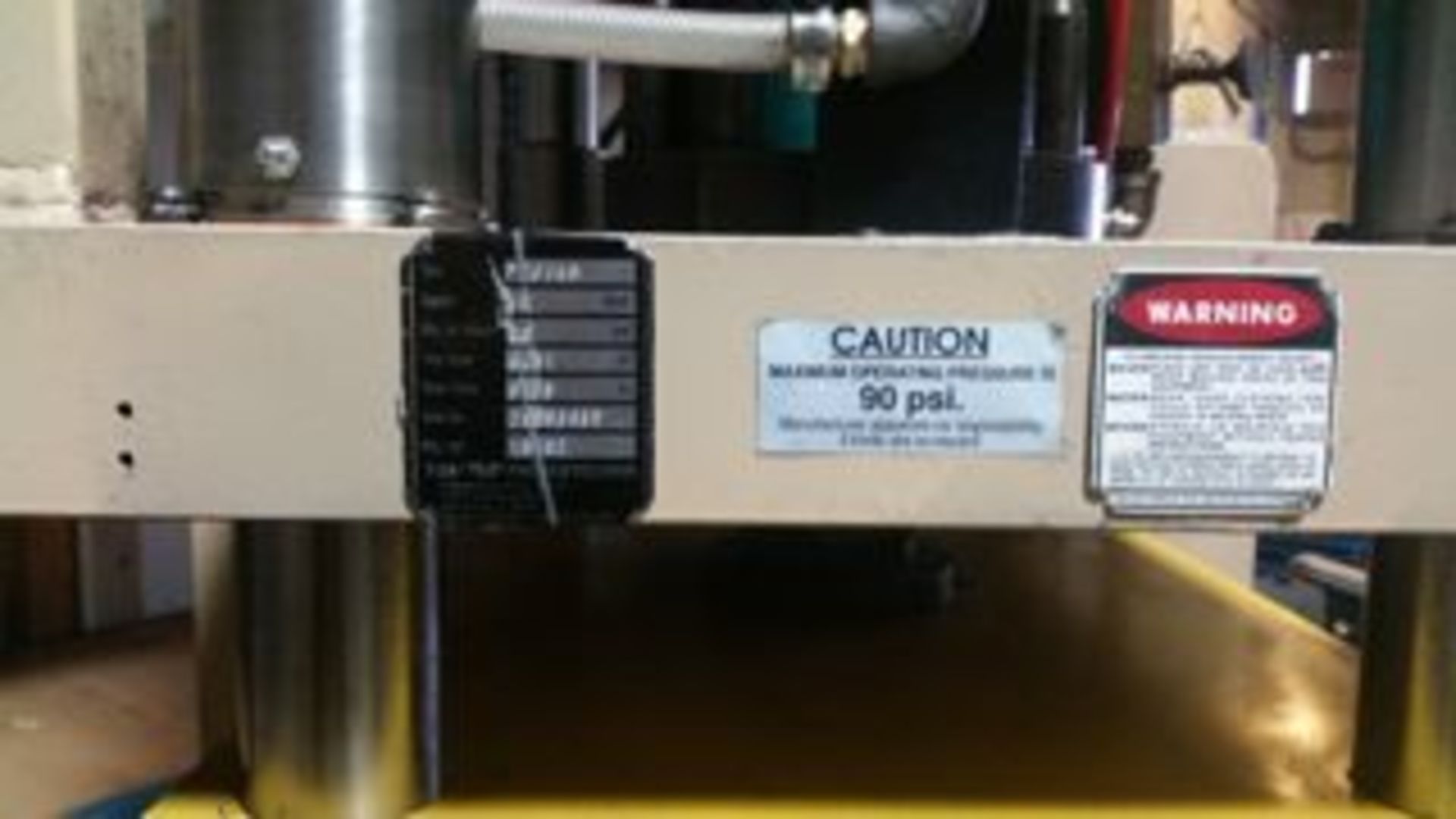 Pressotechnic 50 Ton air over hydraulic punch press - Image 2 of 2