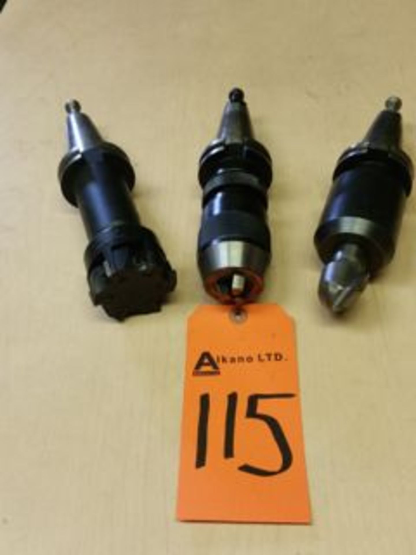 3pc. BT40 tool holders and fly cutter