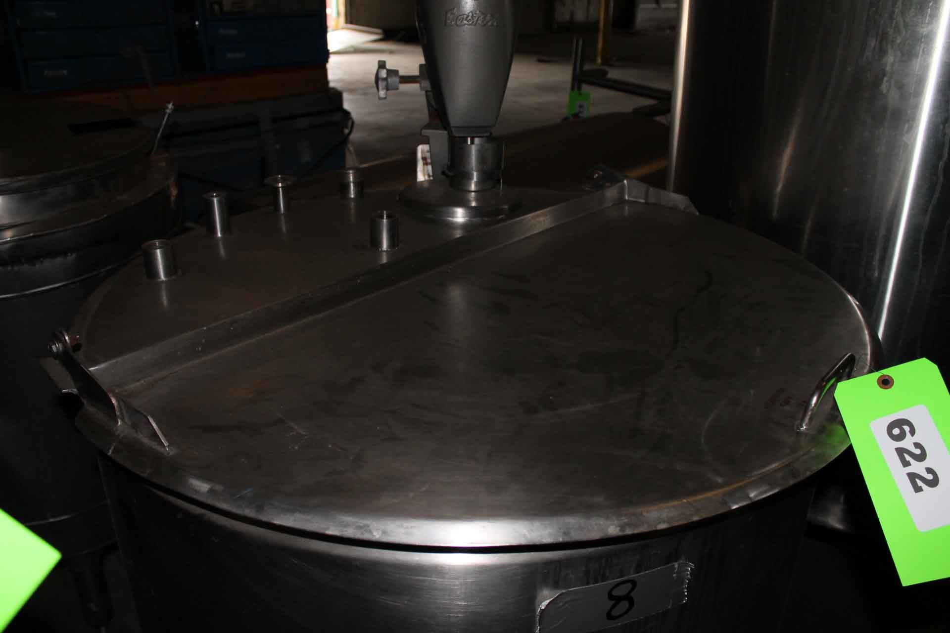 SS Mixing Tank- Comes with agitator,  No Jacket,   5 Inlets Various sizes,   Agitator Portal, - Image 2 of 4