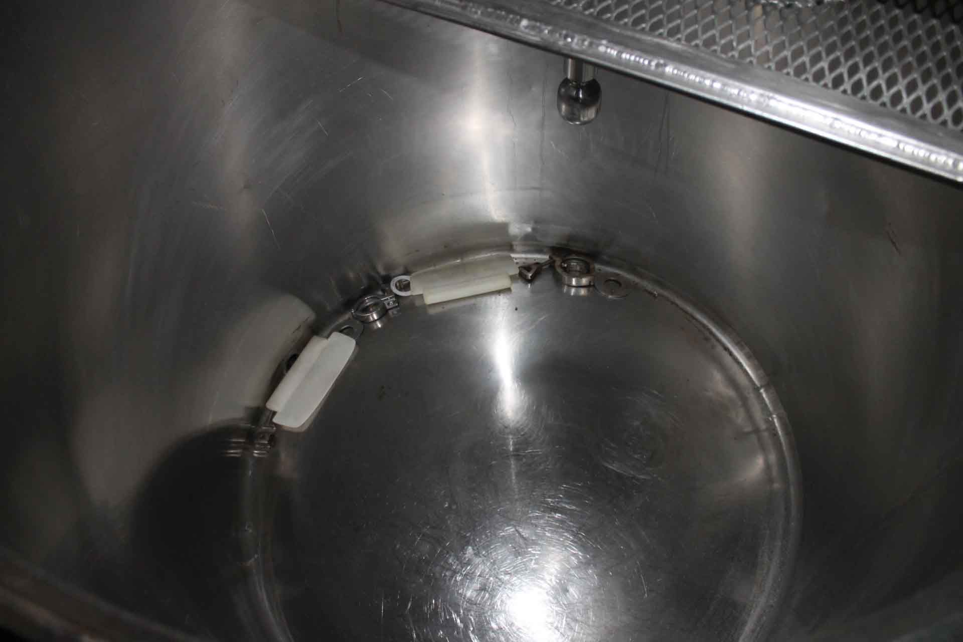 SS Mixing Tank,   No Jacket,   5 Inlets Various sizes,   Agitator Portal,   Hinged top Lid, - Image 3 of 4