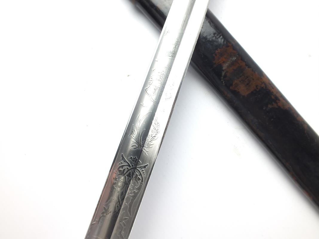 A good Officer’s sword to the 1st Bengal Lancers, 89cm clean blade by WILKINSON, serial no 35078 for - Image 10 of 13