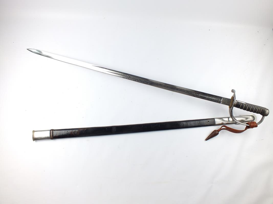 A good Officer’s sword to the 1st Bengal Lancers, 89cm clean blade by WILKINSON, serial no 35078 for - Image 3 of 13