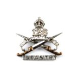 Sweetheart Brooches: The 126th Baluchistan Infantry, composed from yellow and white metals,