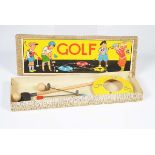 Ideal, Golf Game, Germany pw, box C 1-, complete    Ideal, Golfspiel, Germany VK, Golfschlaeger 40