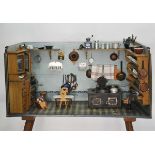 Reserve: 650 EUR    Doll's Kitchen from 1910, with extensive accessory, please inspect, no shipping