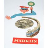 Reserve: 30 EUR    Marklin, Advertising Mobile, W.-Germany, paperboard, C 1-2    Marklin, Werbe